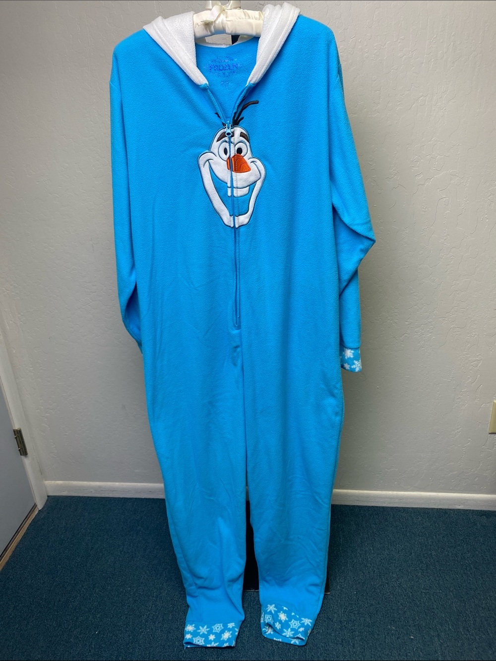 Disney Frozen Blue Plush Fleece Jacket